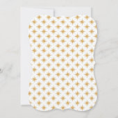 Maskers & Mocktails Gouden Maskerade Verjaardag Kaart (Achterkant)