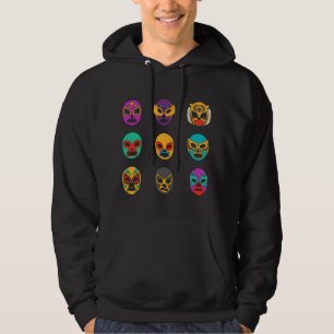 Maskers van Legenden - Retro Lucha Libre Hoodie