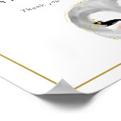 Maskers Vereist Penguin Baby shower-teken Poster (Hoek)