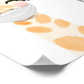 Maskers Vereiste Baby Shower Sign Poster (Hoek)