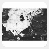 maskers vierkante sticker (Voorkant)