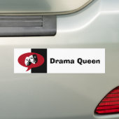 Maskers voor komedie en tragedie bumpersticker (Op auto)