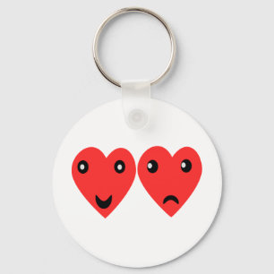 Maskers voor komedie en tragedie sleutelhanger