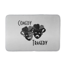Maskers voor komedie en tragedie-theater badmat