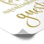 Maskers voor niet-gevaccineerde gasten poster (Hoek)