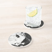 maskers zandsteen onderzetter (Zijkant)