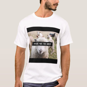 Maskers zijn voor schapen t-shirt