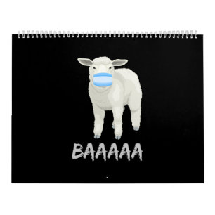 Maskerschapen   Fungerend schaap met gezichtsmaske Kalender