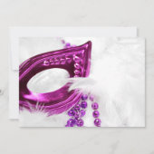 Maskeruitnodiging Kaart (Voorkant)