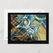 Maskerwaanzin Briefkaart (Voorkant / Achterkant)