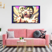 Masking a Metamorphic Meltdown Canvas Afdruk (Insitu (Woonkamer))