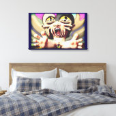 Masking a Metamorphic Meltdown Canvas Afdruk (Insitu (Slaapkamer))