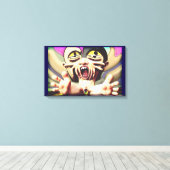 Masking a Metamorphic Meltdown Canvas Afdruk (Insitu (Houten vloer))