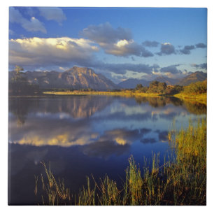 Maskinonge Lake in Nationaal Park Waterton Lakes 3 Tegeltje