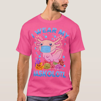 Maskolotl Schattige Axolotl Youth ns Salamander T-shirt