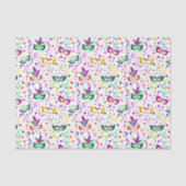 Masks Mardi Gras Decoupage Tissuepapier (Voorkant)