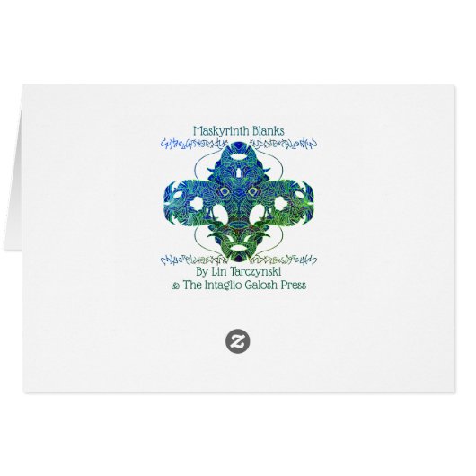 Maskyrinth: Groene Mannen Kaart (Achterkant Horizontaal)