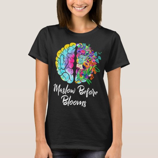 Maslow voor basisonderwijs voor mensen Psycholo T-shirt (Voorkant)