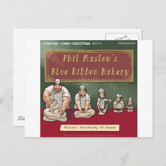 Maslows Bakers Heirchachy Briefkaart (Voorkant / Achterkant)