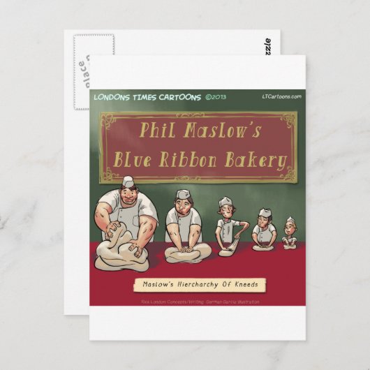 Maslows Bakers Heirchachy Briefkaart (Voorkant / Achterkant)