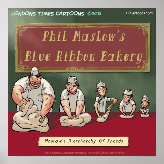 Maslows Bakery Kneed Funny Poster (Voorkant)