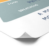 Maslow's hiërarchie van behoeften BoHo Classroom P Poster (Hoek)