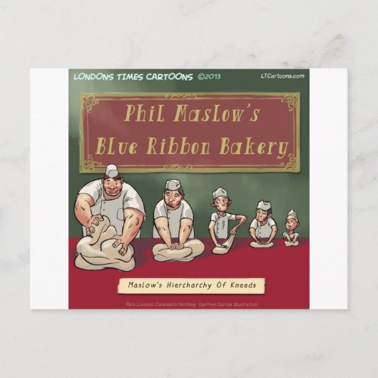 Maslows Hiërarchie van Behoeften Briefkaart (Voorkant)