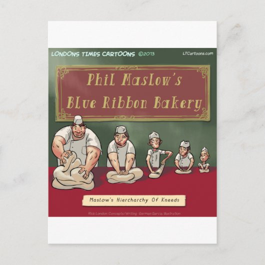 Maslows Hiërarchie van Behoeften Briefkaart (Voorkant)