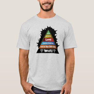 Maslow's hiërarchie van behoeften t-shirt