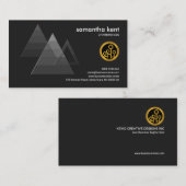 Maslow's Theory Triangle CEO-voorzitter Visitekaartje (Voorkant / Achterkant)