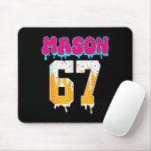 Mason 67 Funny Ice Cream Drip Baseball Ice Cream D Muismat (Met muis)