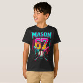 Mason 67 Funny Ice Cream Drip Baseball Ice Cream D T-shirt (Voorkant volledig)