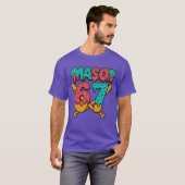 Mason 67 Funny Ice Cream Drip Baseball Meme Design T-shirt (Voorkant volledig)