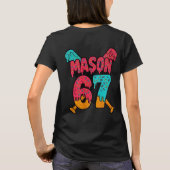 Mason 67 Funny Ice Cream Drip Baseball Meme T-shirt (Achterkant)