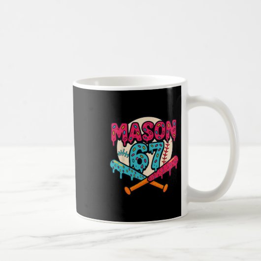 Mason 67 Funny Ice Cream Drip Sell Meme Graphics 1 Koffiemok (Rechts)