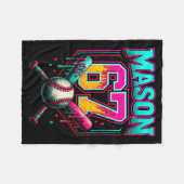 Mason 67 Grappig Ijs Druppel Honkbal Ijs D Fleece Deken (Voorkant (Horizontaal))