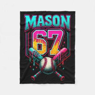 Mason 67 Grappig Ijs Druppel Honkbal Ijs D Fleece Deken