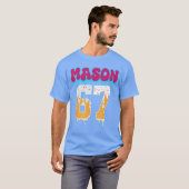 Mason 67 Grappig Ijsje Drip Honkbal Ijsje D T-shirt (Voorkant volledig)