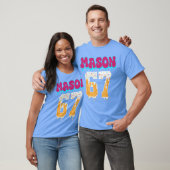 Mason 67 Grappig Ijsje Drip Honkbal Ijsje D T-shirt (Unisex)