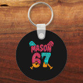 Mason 67 Grappig Ijsje Drip Verkoop Meme Design 1 Sleutelhanger (Voorkant)
