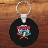 Mason 67 Grappig Ijsje Drip Verkoop Meme Grafisch Sleutelhanger (Voorkant)