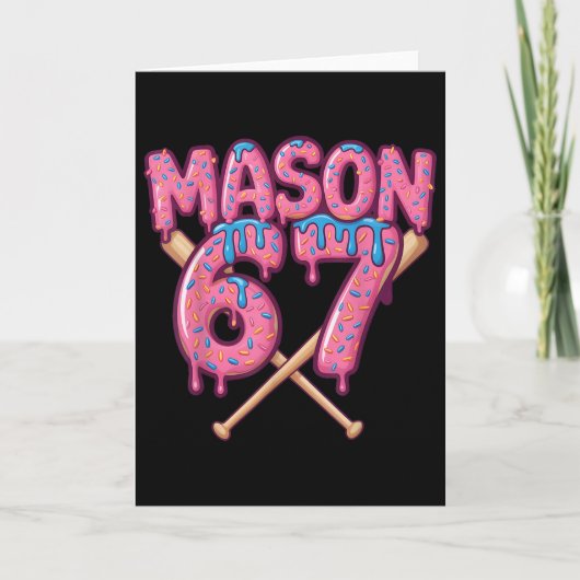 Mason 67 Grappige Ijs Drip Bysebyll Meme Kaart (Voorkant)