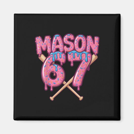 Mason 67 Grappige Ijs Drip Bysebyll Meme  Magneet (Voorkant)