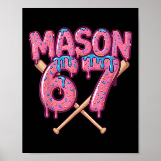 Mason 67 Grappige Ijs Drip Bysebyll Meme  Poster (Voorkant)