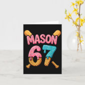 Mason 67 Ice Cream Drip Baseball  Kaart (Gele Bloem)