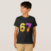 Mason 67 Ice Cream Drip Meme Six Seven Funny T-shirt (Voorkant volledig)