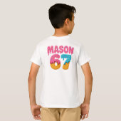 Mason 67 Ice Cream Meme Funny Six Seven Mason ijs T-shirt (Achterkant volledig)