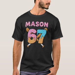 Mason 67 Ice Cream Meme Funny Six Seven Mason ijs T-shirt