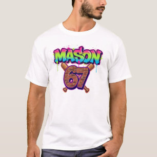 Mason 67 Ice Cream Meme Funny Six Seven T-shirt