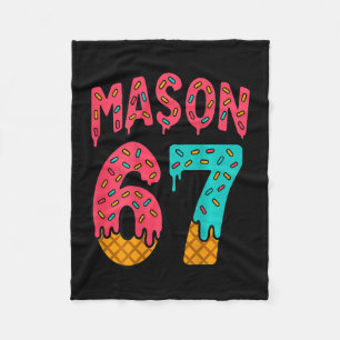 Mason 67 Ijs Cute Meme Zes Zeven (op Ck) Fleece Deken
